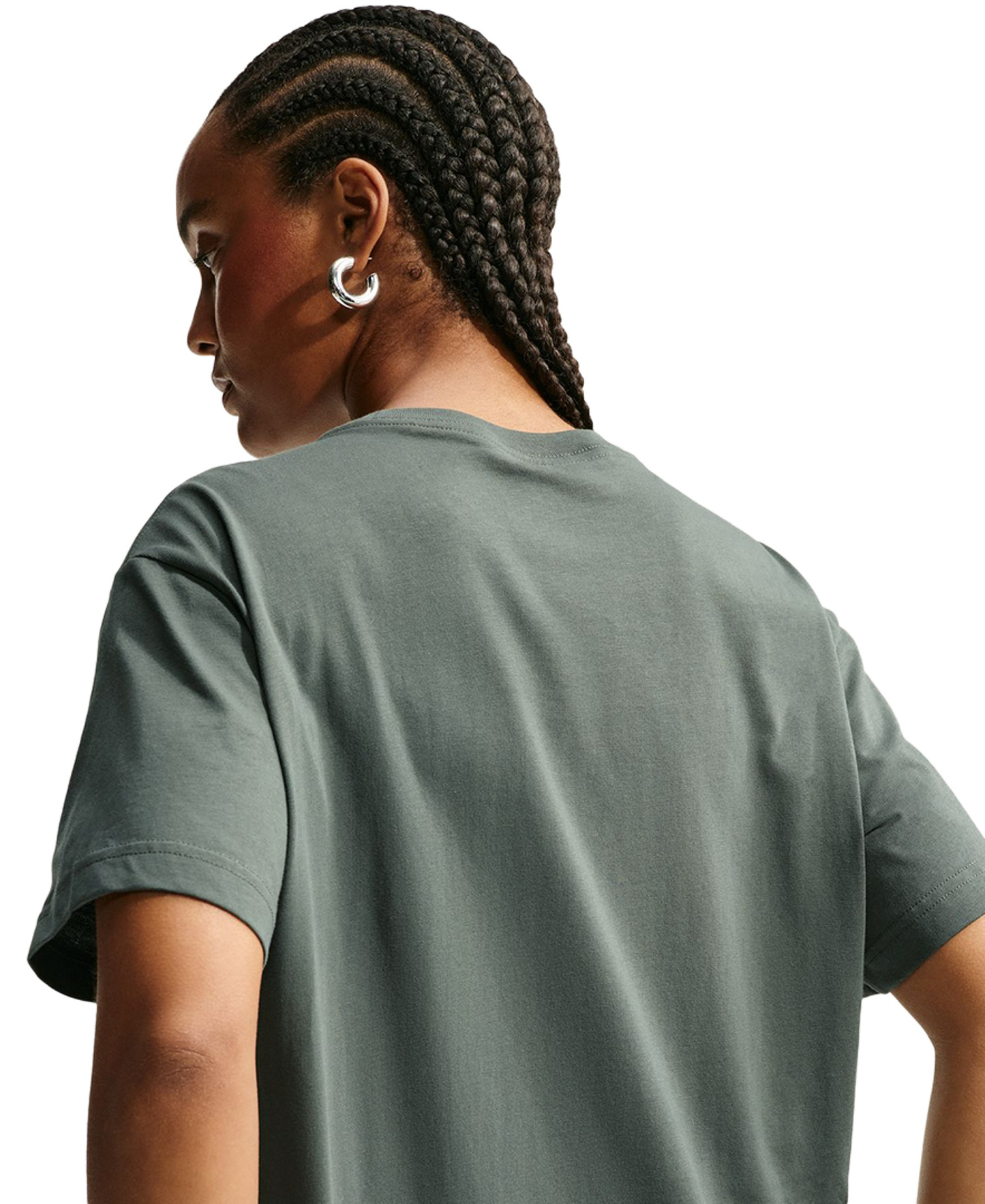 Nike Women's Sportswear Crewneck T-Shirt - Camo Green