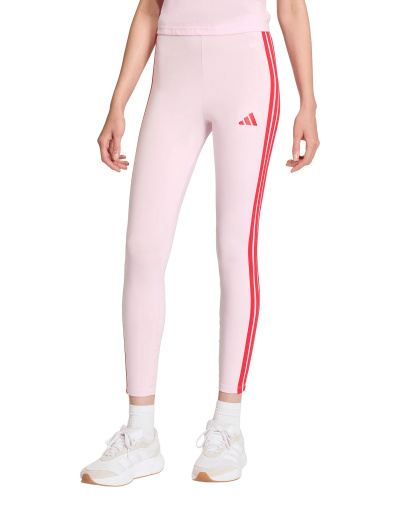 adidas Plus Size Essentials 3-Stripes Cotton Leggings - Brght Pink