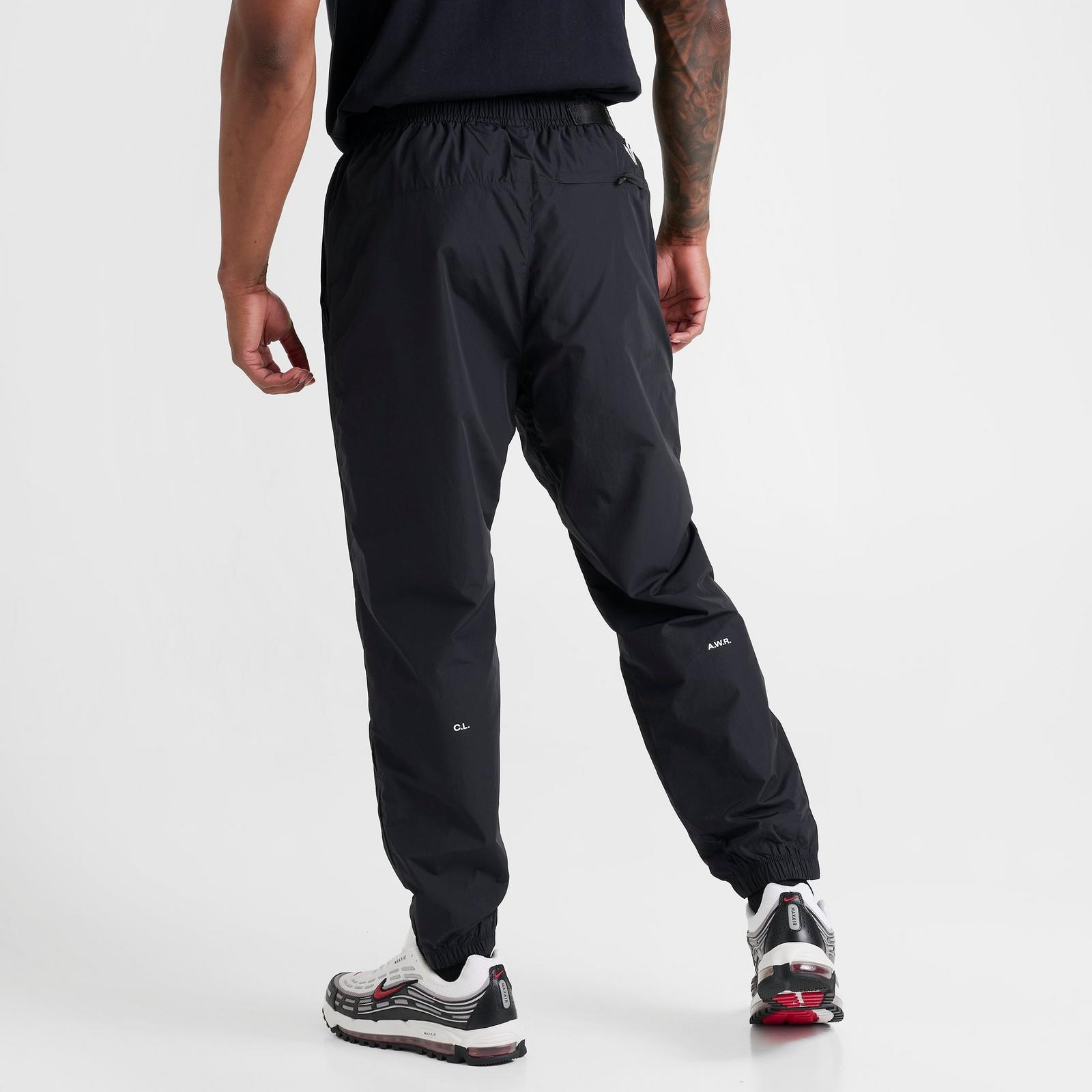 Men's Nike NOCTA Northstar Nylon Track Pants - Black/Black/White