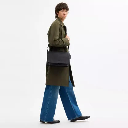 Colby Messenger Bag 32 - Silver/Black - view 2