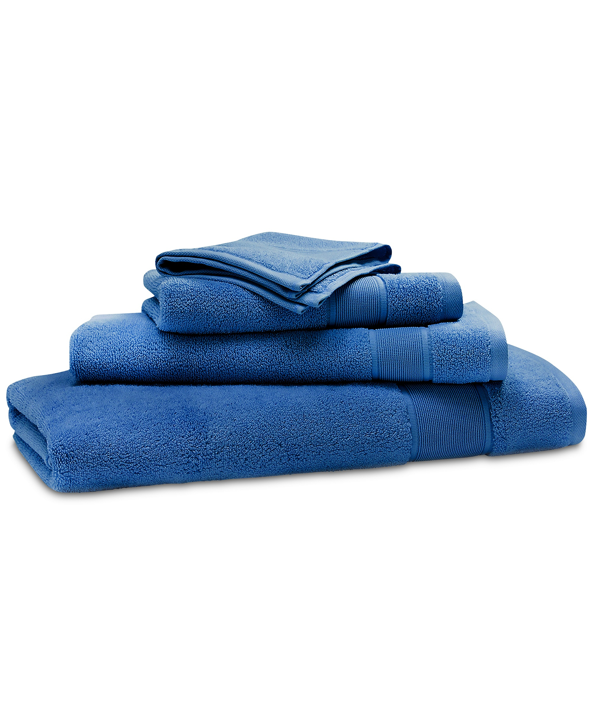 Lauren Ralph Lauren Sanders Solid Antimicrobial Cotton Bath Towel, 30" x 56" - Maritime Blue