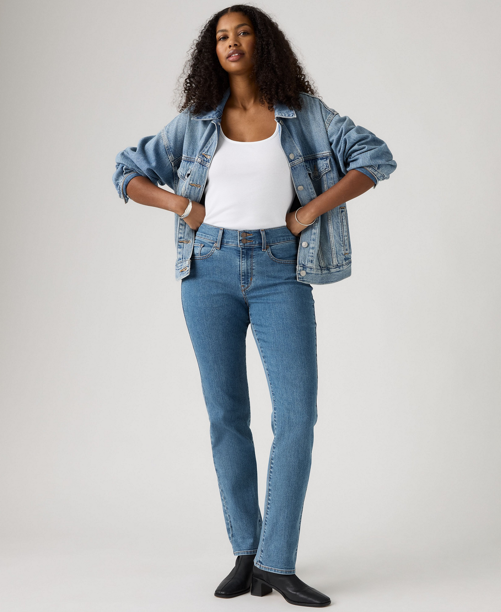 Levi's Women's Classic Mid-Rise Straight-Leg Jeans - We Have Arrived