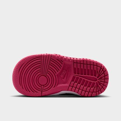 Kids' Toddler Nithtke Dunk Low Casual Shoes - Team Red/Sweet Beet/White/Sweet Beet - Bottom view