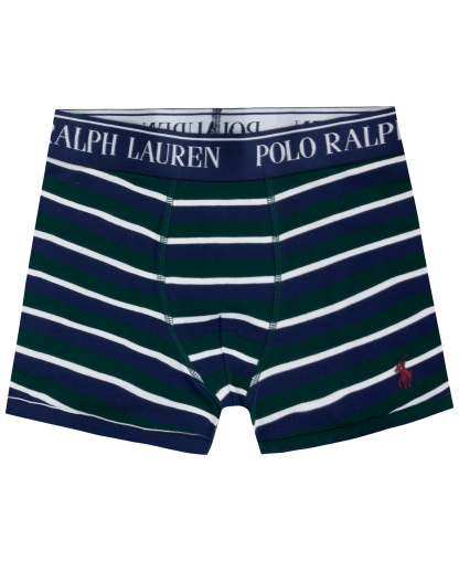 Polo Ralph Lauren Boys' 8-20 Cotton Stretch Boxer Briefs, 3-Pack - Gray/Green/Burgundy