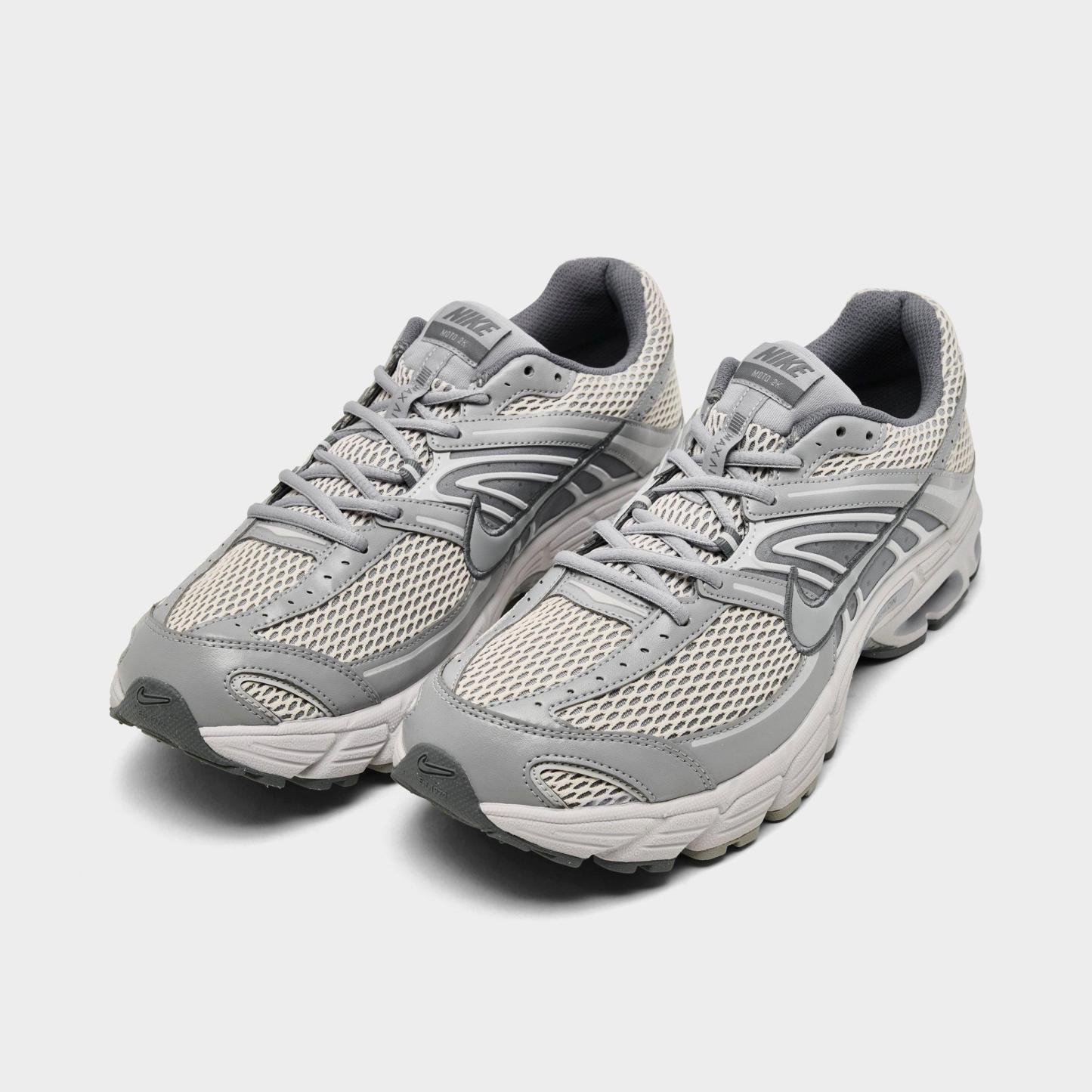Men's Nithtke Air Max Moto 2K Casual Shoes - Wolf Grey/Vast Grey/Cool Grey/Wolf Grey - Both shoes facing left