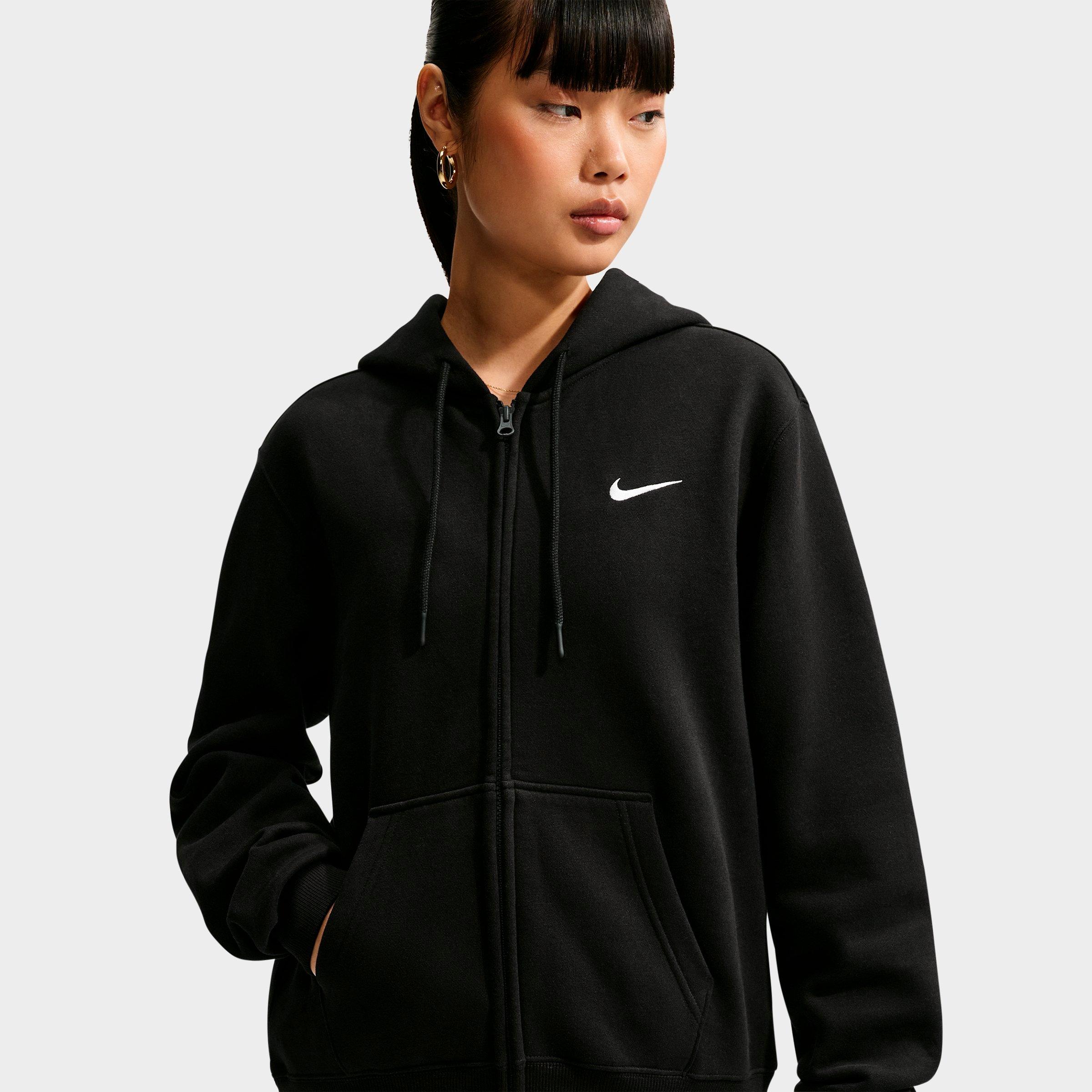 Women's Nithtke Studio Fleece Medium-Weight Full-Zip Hoodie - Total Black/Sail