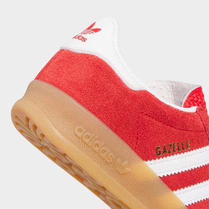 Little Kids' adidas Originals Gazelle Indoor Casual Shoes - Better Scarlet/Cloud White/Gum - view 3