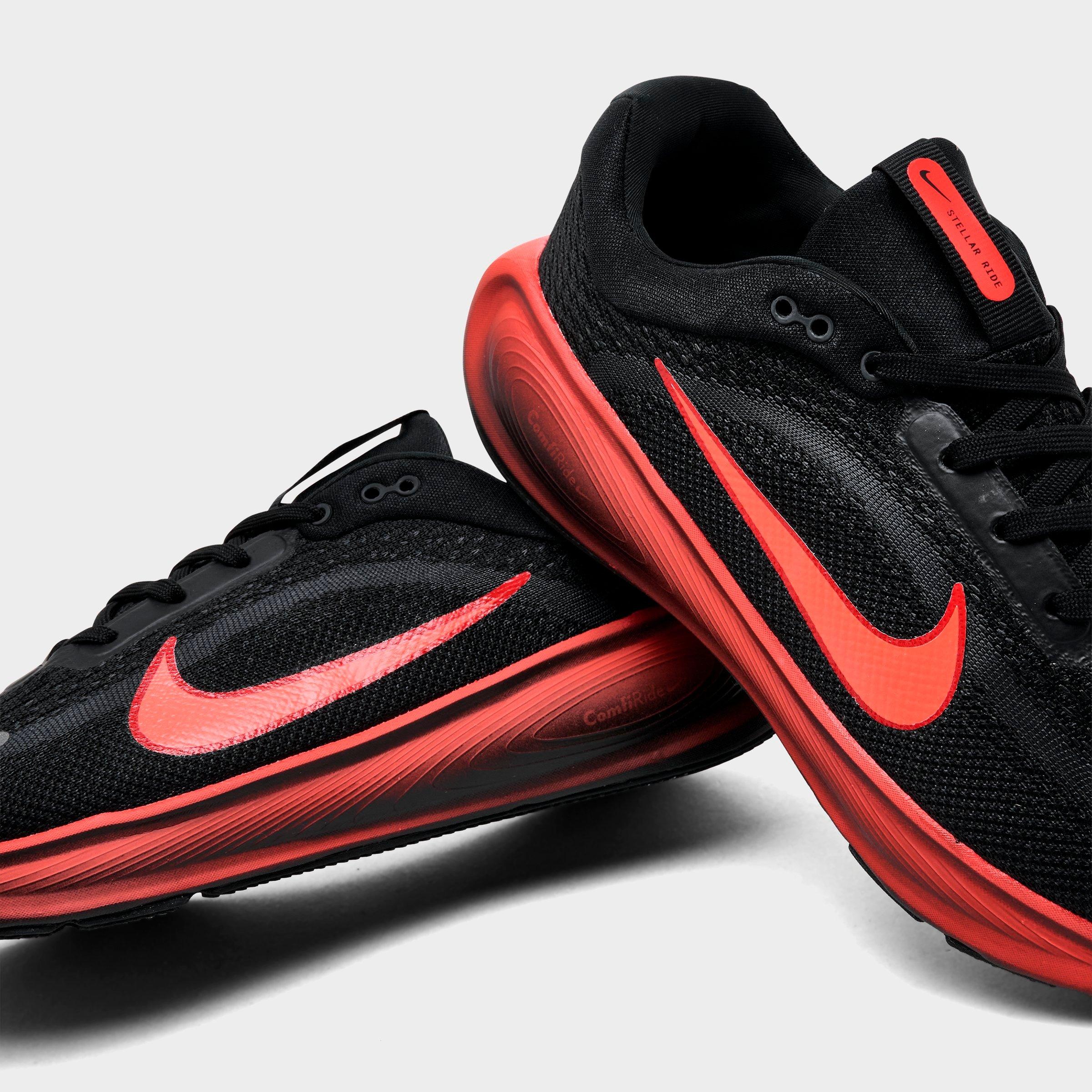 Big Kids' Nithtke Stellar Ride Running Shoes - Black/Cool Grey/University Red/Red Orbit - Detail shot