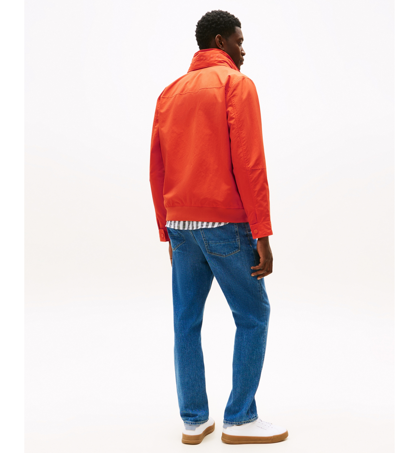 Tommy Hilfiger Men's Regatta Water Resistant Jacket - Brilliant Orange