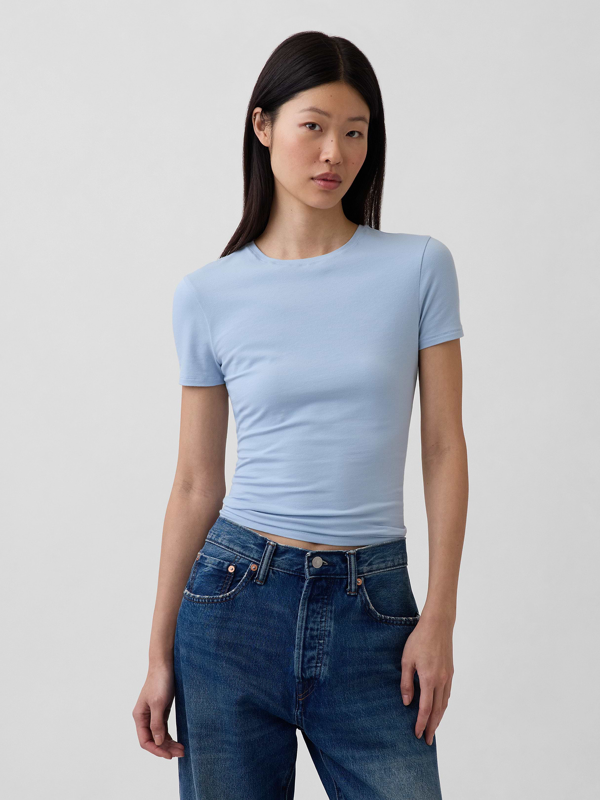 CloseKnit Jersey T-Shirt - Sail blue
