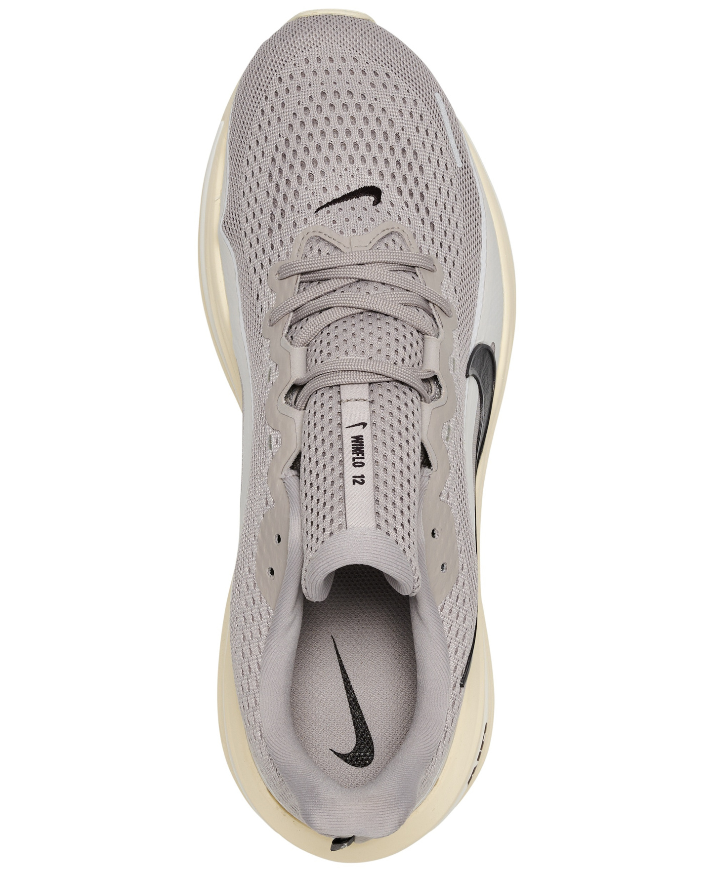 Nike Men's Winflo 12 Running Sneakers from Finish Line - Gray, Coconut Milk