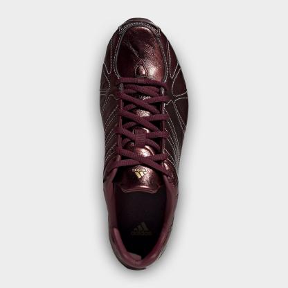 Women's adidas Originals Ghost Sprint Casual Shoes - Part 1 - Maroon/Clear Sky/Gold Metallic - Top view