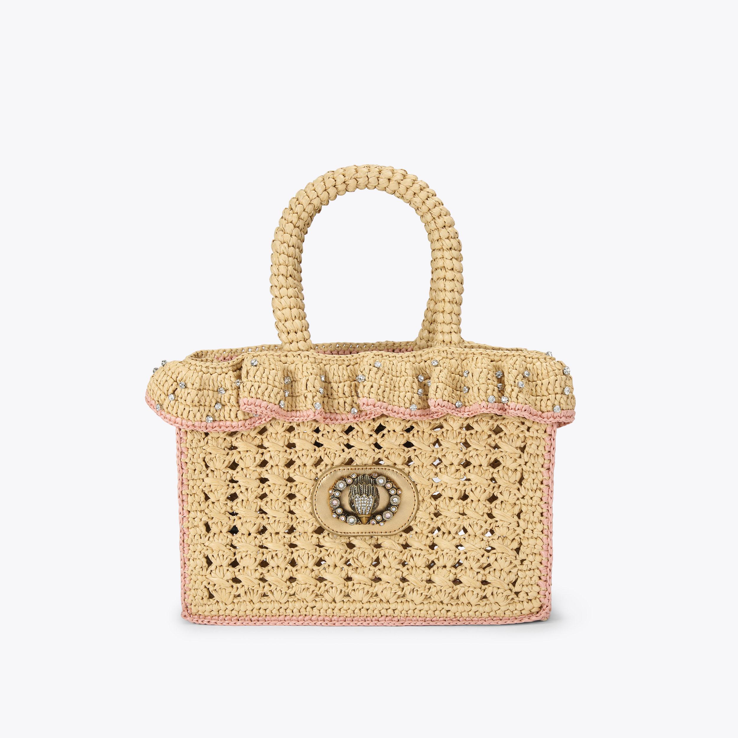 Kurt Geiger London Chelsea Ruffle Tote Bag - White