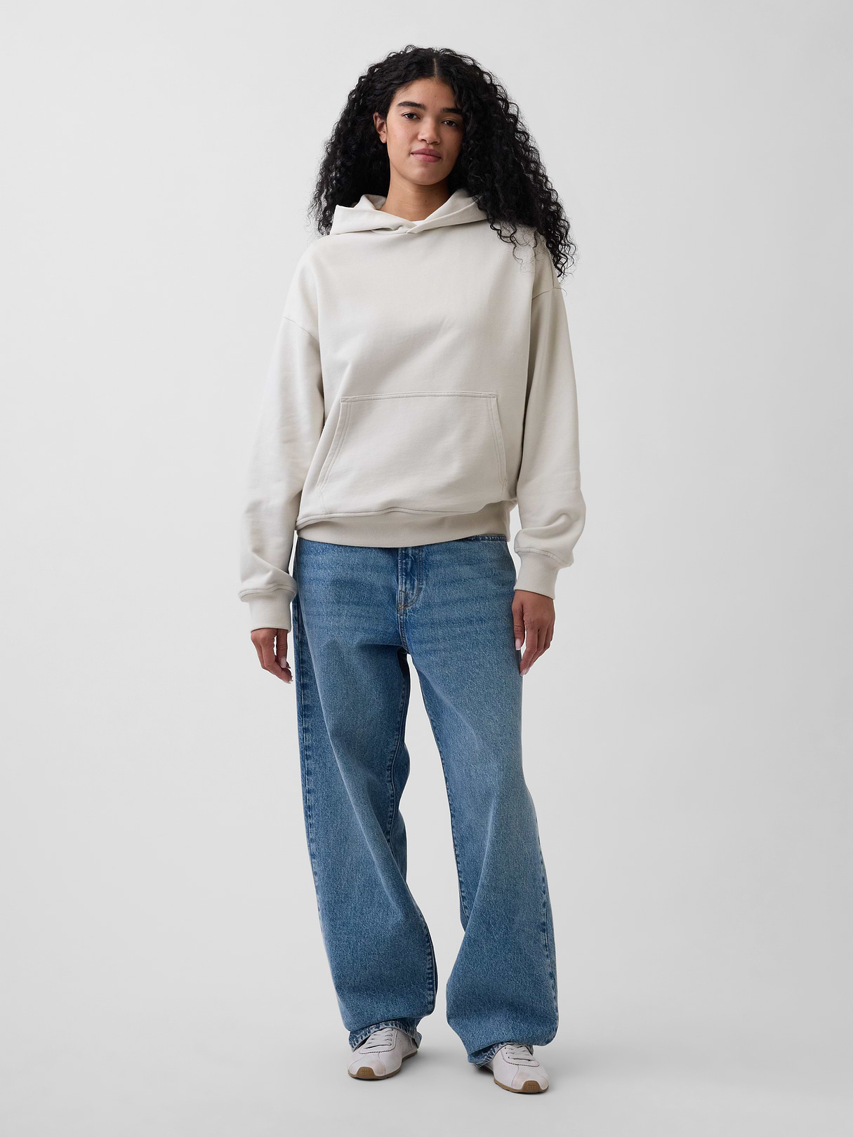 Adult Heavyweight Oversized Hoodie - regular grey