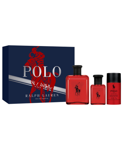 Ralph Lauren 3-Pc. Polo Red Eau De Toilette Gift Set with Deodorant - No Color