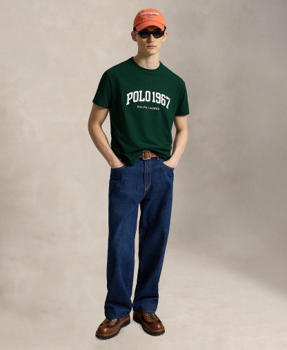 Polo Ralph Lauren Men's Crewneck T-Shirt - College Green