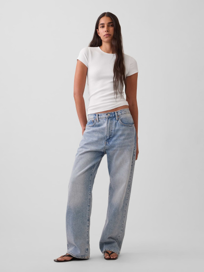 Modern Rib T-Shirt - Fresh white