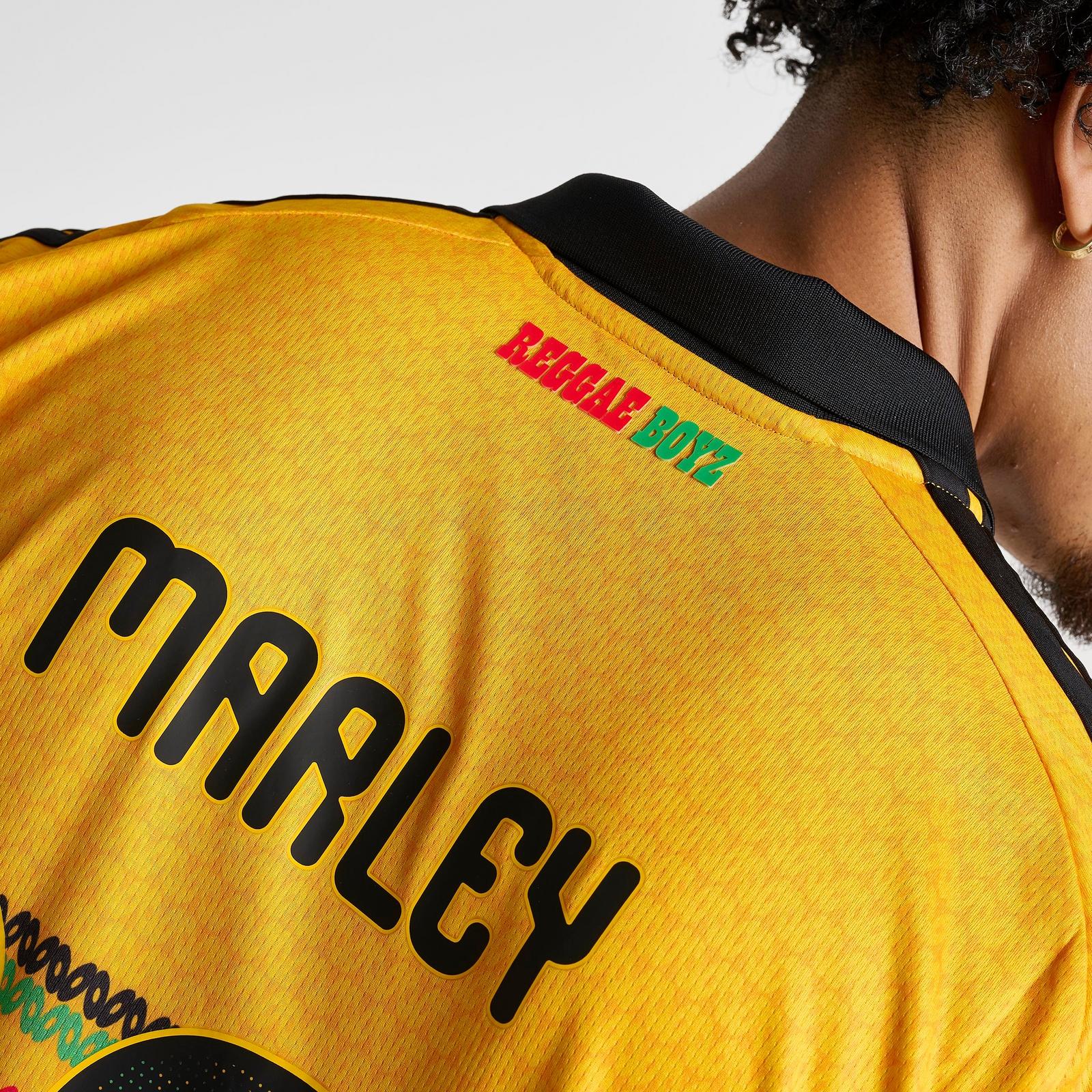 Men's adidas x Bob Marley Jamaica 26 Home Replica Soccer Jersey - Bold Gold - view 5