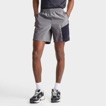 Men's New Balance Vision Woven Shorts - Grey/Black/Blue - view 1