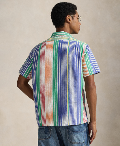 Polo Ralph Lauren Men's RL Prepster Classic-Fit Seersucker Shirt - Harbour Island Run On