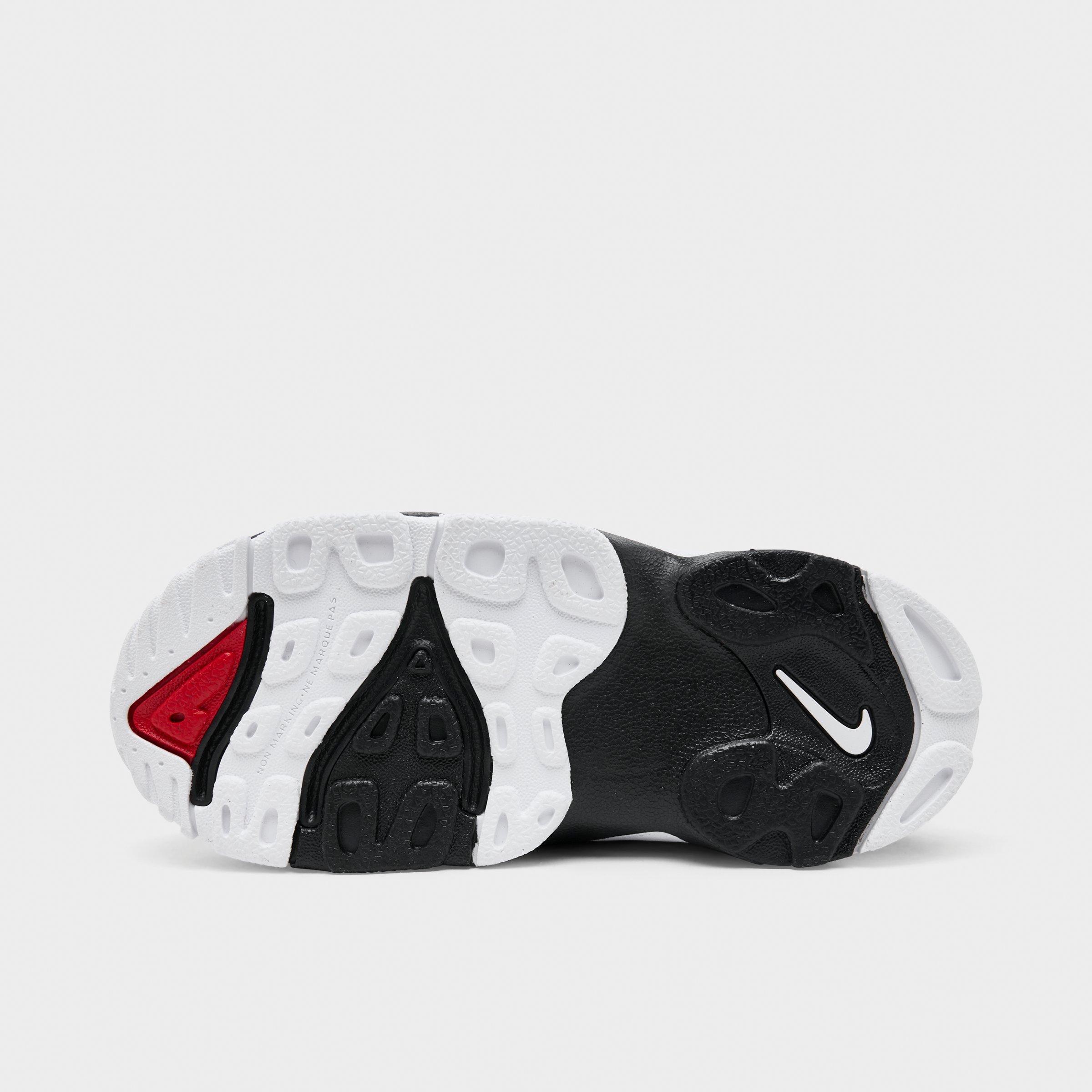 Kids' Toddler Nithtke Diamond Turf 2 Casual Shoes - Black/Fire Red/Metallic Gold/White - Bottom view