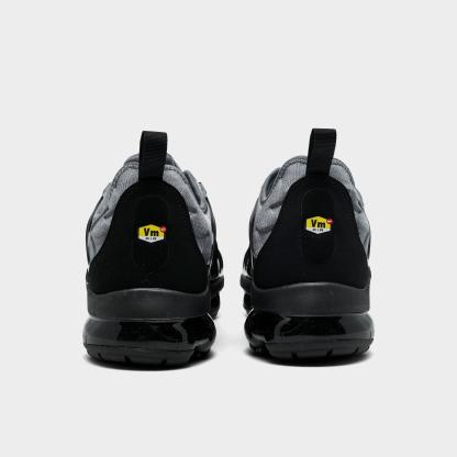 Men's Nithtke Air VaporMax Plus Running Shoes - Part 2 - Cool Grey/Black - Back view