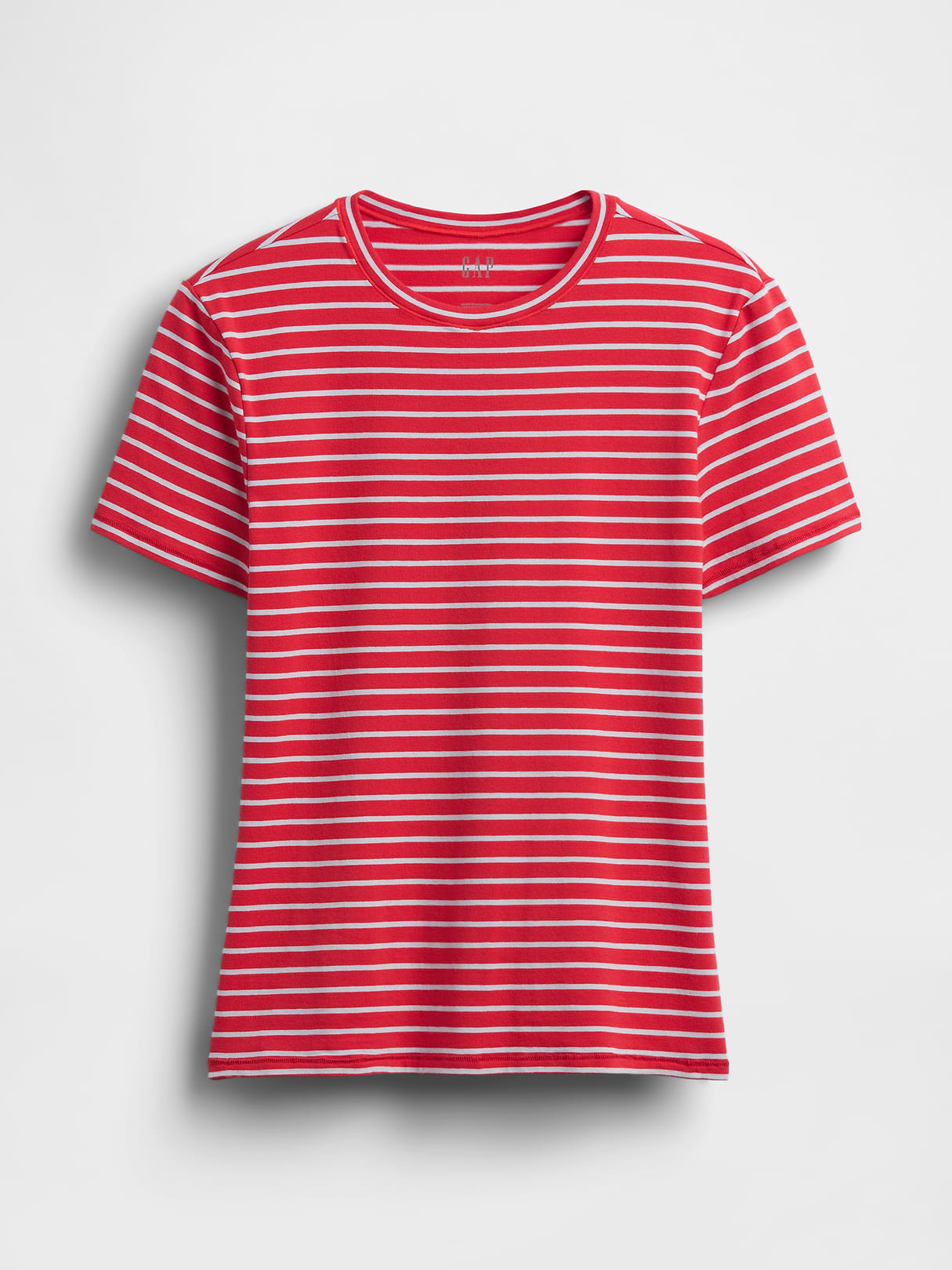 CloseKnit Jersey T-Shirt - Red & blue stripe