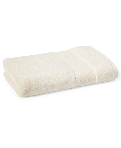 Lauren Ralph Lauren Sanders Solid Antimicrobial Cotton Bath Towel, 30" x 56" - Linen Cream