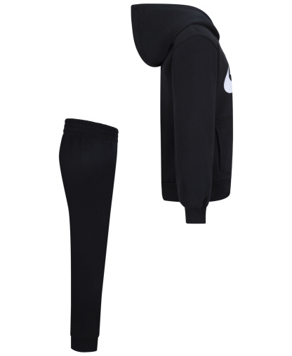 Nike Boys' 4-7 Club Fleece Logo Hoodie and Sweatpants, 2-Piece Set - Black