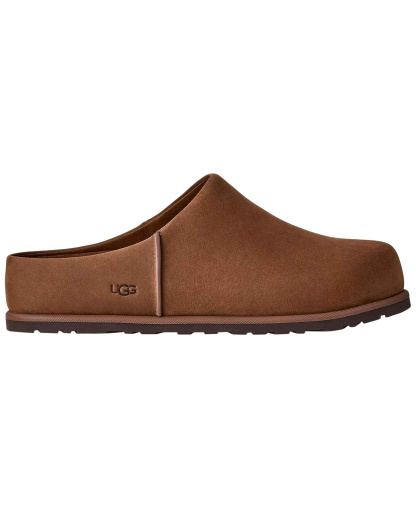 UGG® Men's Otzo Leather Clogs - Dark Chestnut