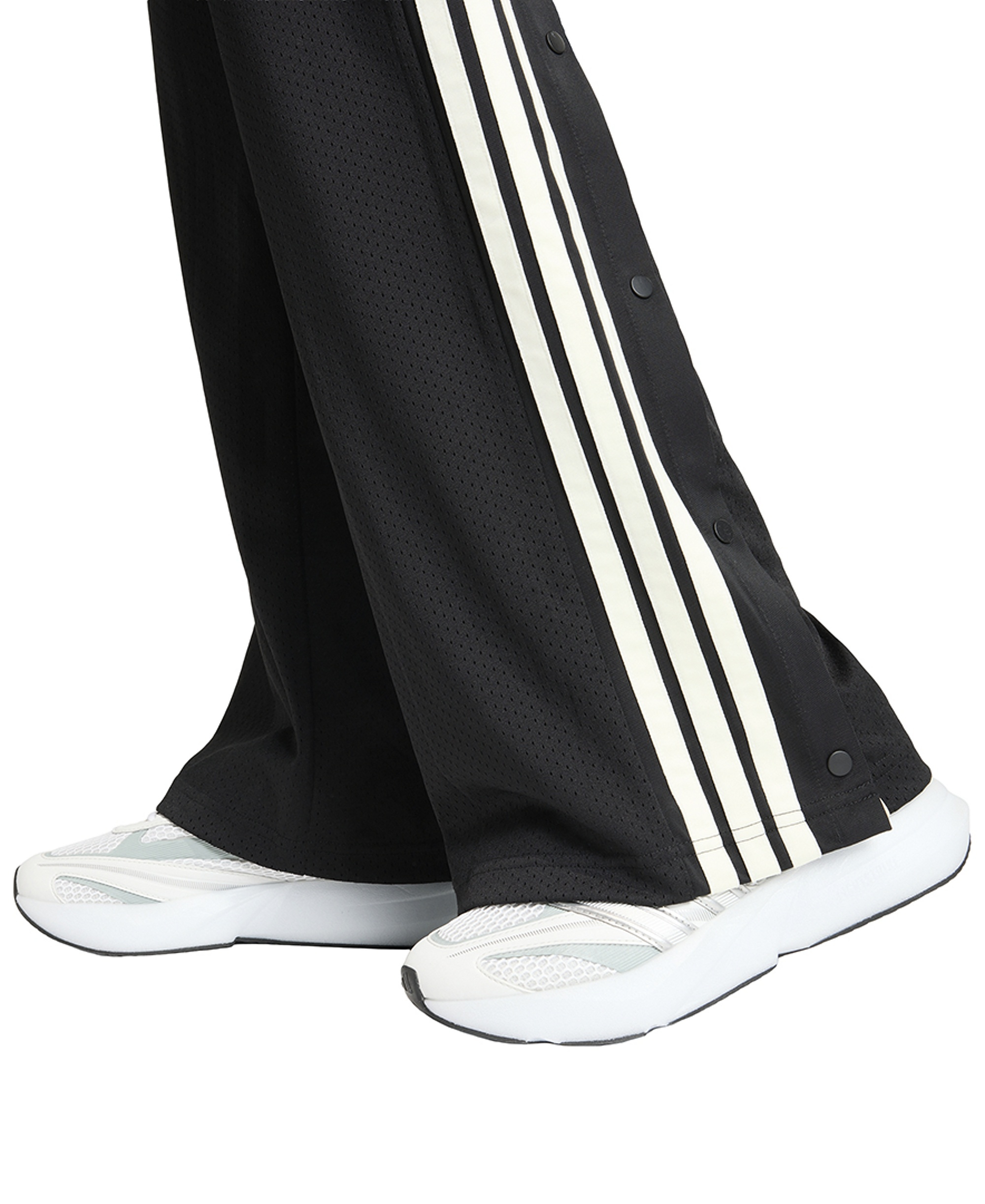 adidas Women's Stadium Mesh Sportswear Pants - Black/off White/crystal Linen
