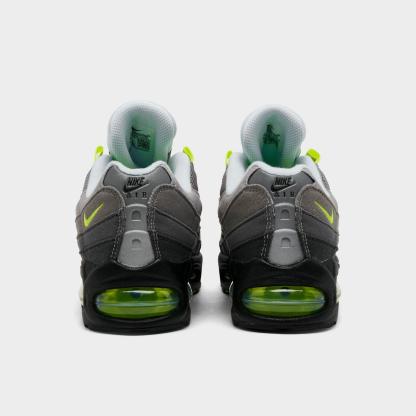 Big Kids' Nike Air Max 95 Big Bubble Casual Shoes - Black/Neon Yellow/Anthracite/Light Graphite