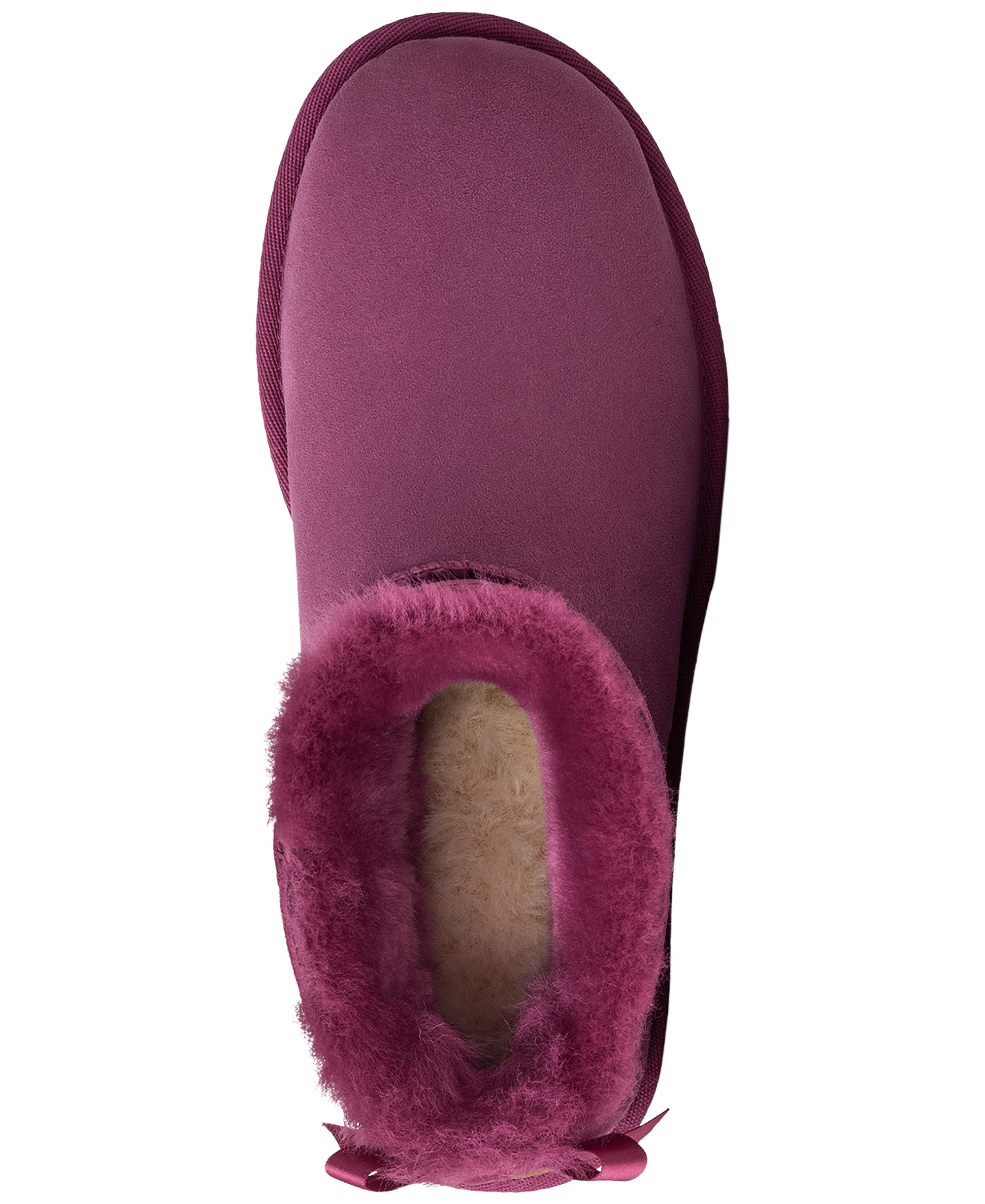 UGG® Women's Ultra Mini Bailey Bow Round Toe Booties - Dark Winterberry