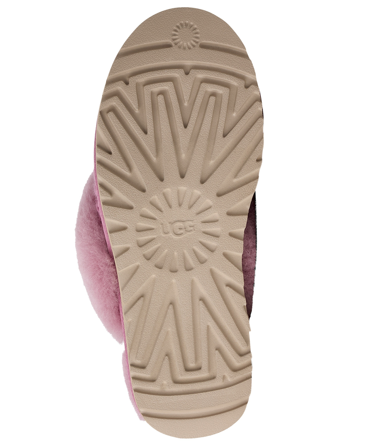 UGG® Women's Cozy Faux-Shearling Round Toe Slippers - Dusty Orchid