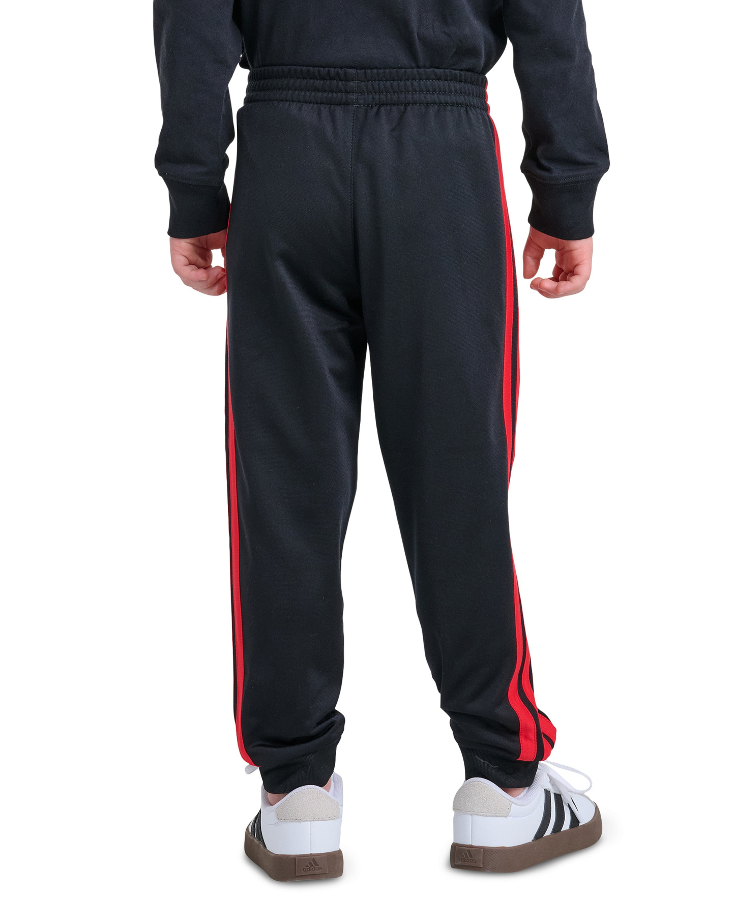 adidas Boys' 8-20 Pull-On Jogger Pant - Black/Red