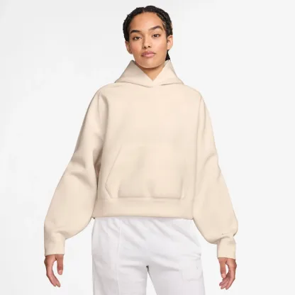 Nike Women's Pregame Fleece Hoodie - Chalk image 1