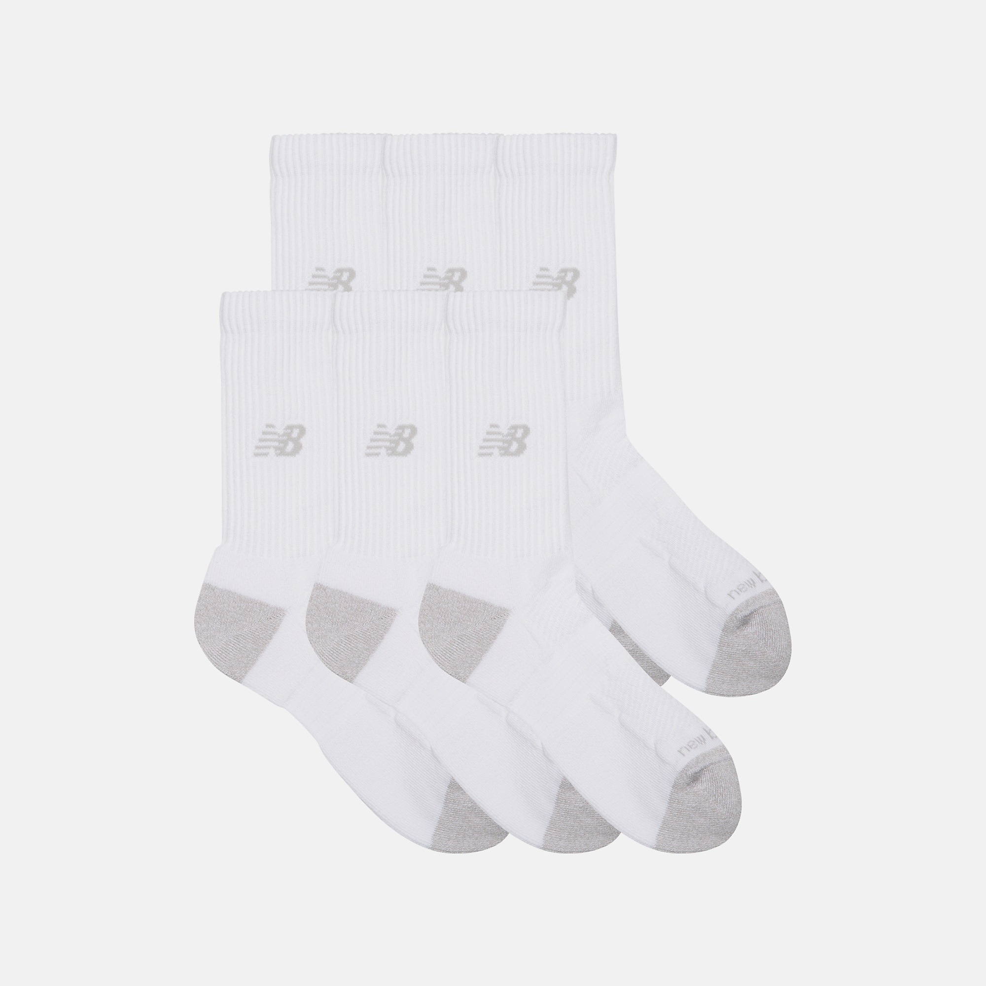 New Balance Active Crew Socks 6 Pack, LAS65201WT