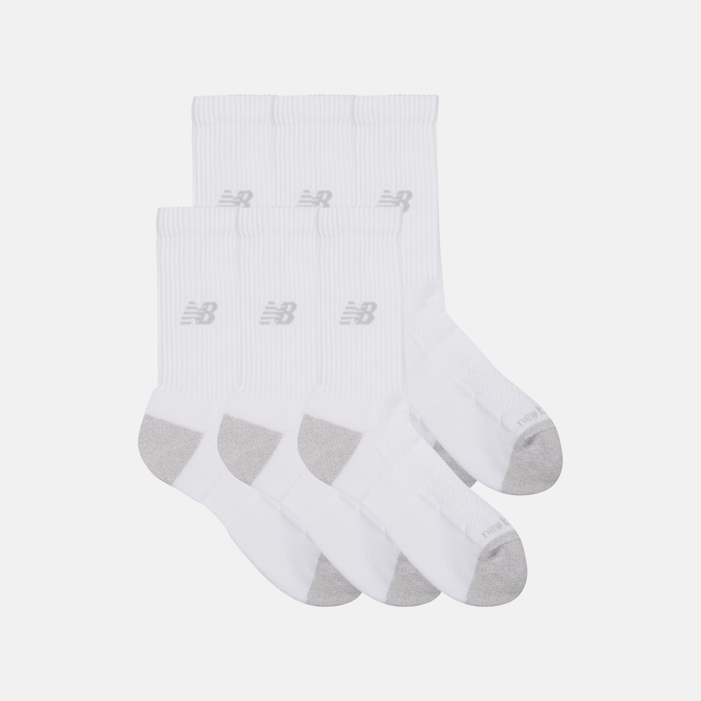 New Balance Active Crew Socks 6 Pack, LAS65201WT