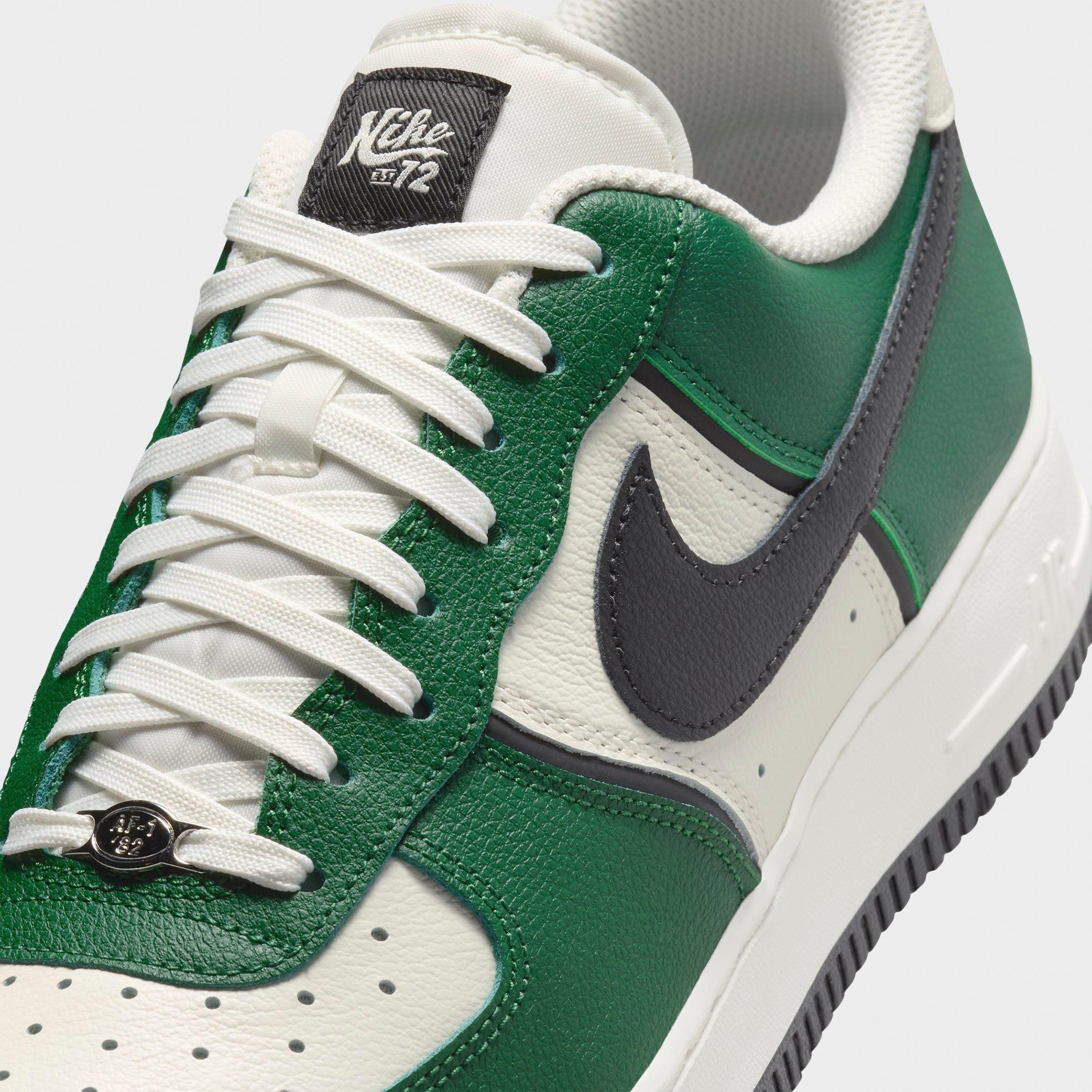 Men's Nithtke Air Force 1 '07 LV8 Sport Casual Shoes - Fir/Sail/Coconut Milk/Black - Detail shot