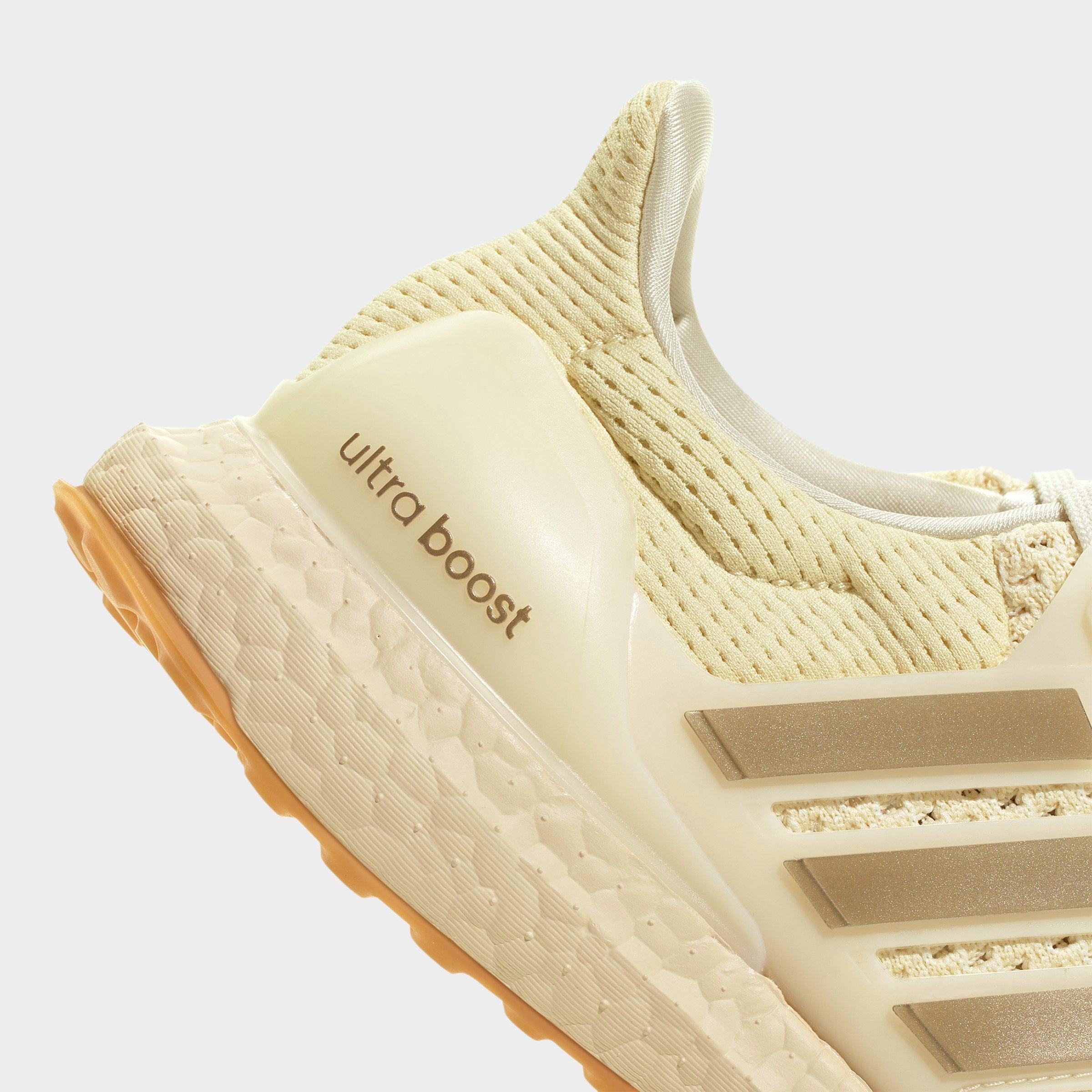 Women's adidas Ultraboost 1.0 Running Shoes - Off White/Cyber Metallic/Warm Vanilla - Detail shot