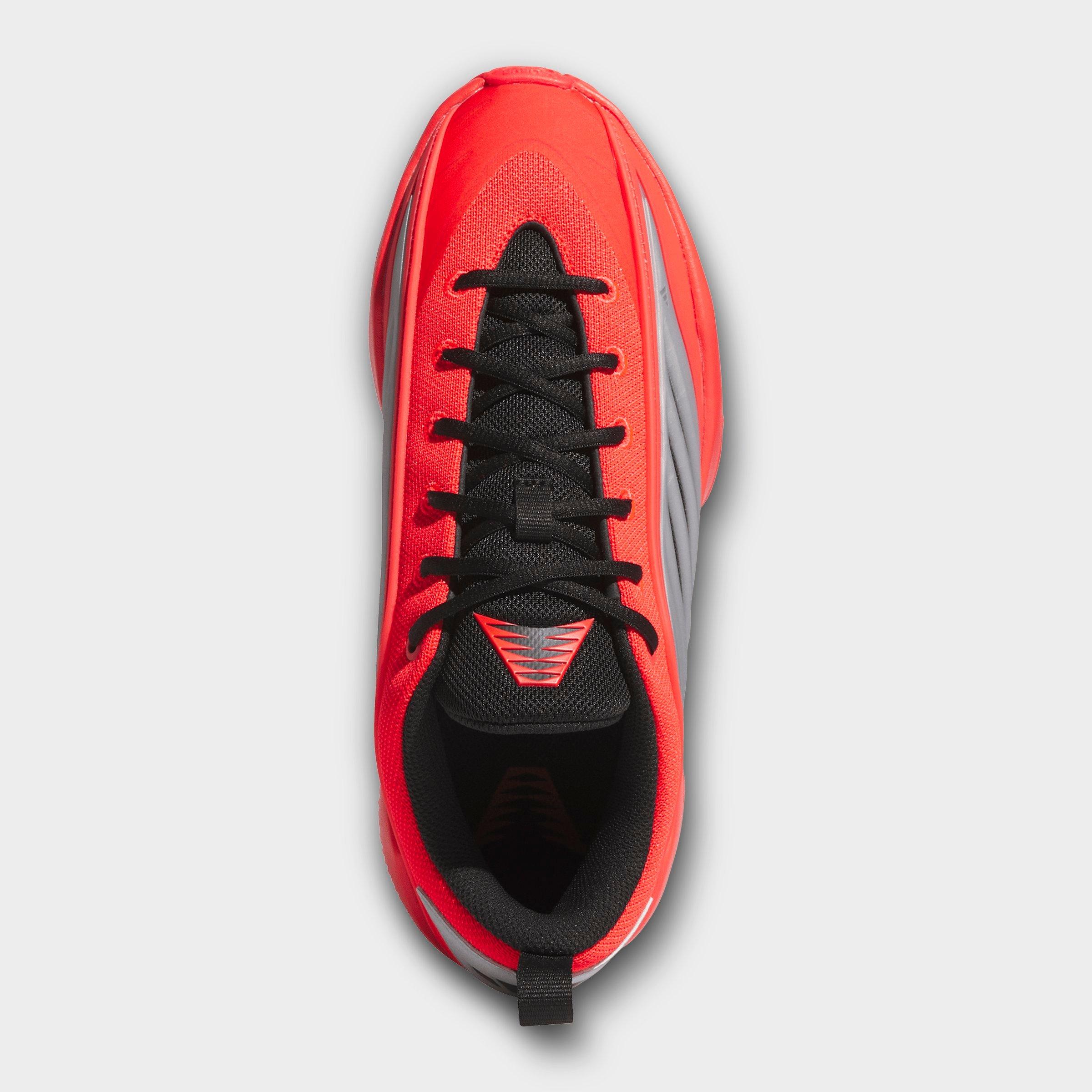 Men's adidas Believe That 1 Basketball Shoes - Pure Ruby/Core Black/White - Top view
