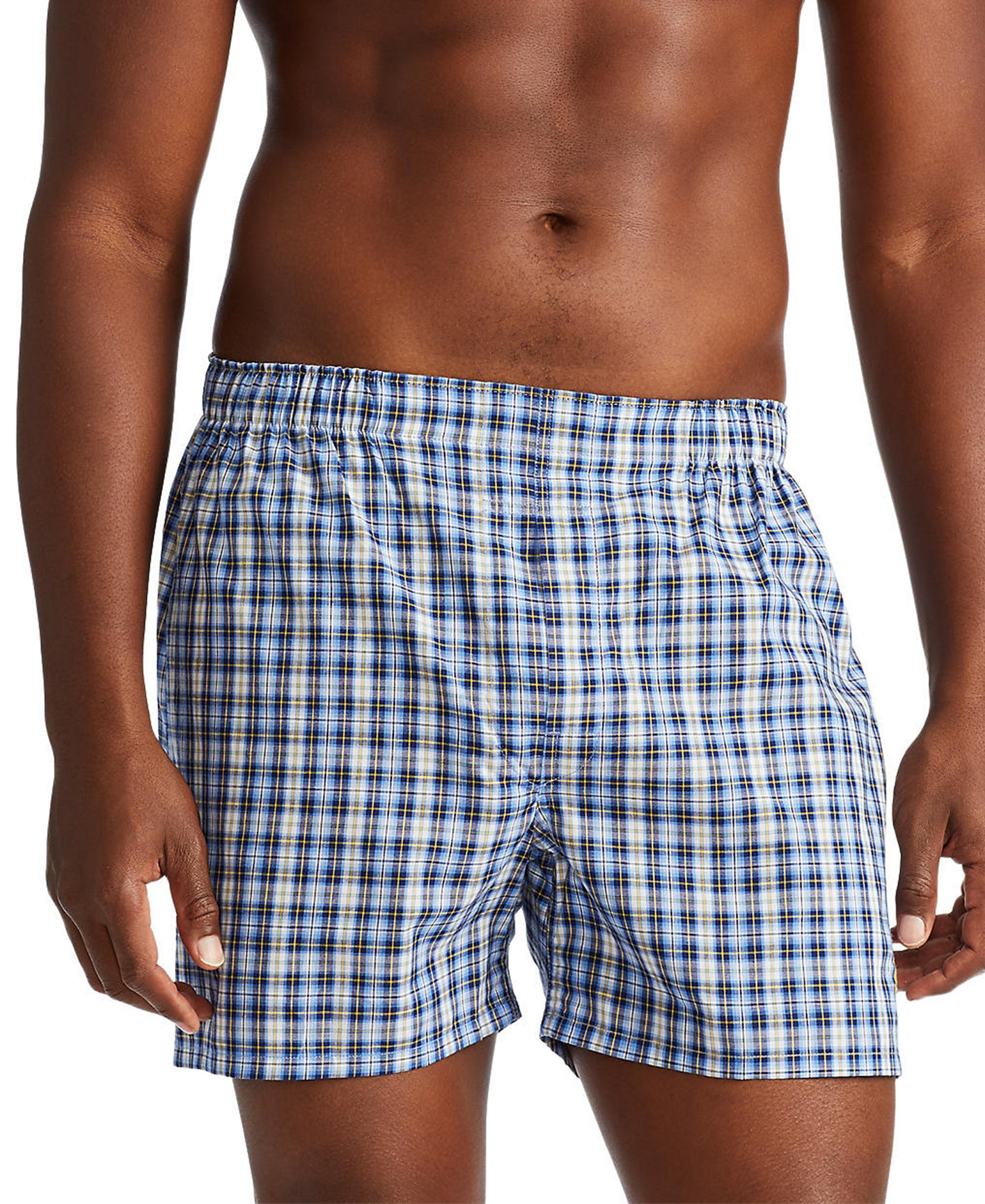 Polo Ralph Lauren Men's 3-Pack Classic Woven Cotton Boxers - Rustic Navy / Summer Stripe / Sag Harbor