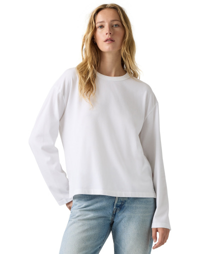 Levi's Premium Women's Vintage Long-Sleeve T-Shirt - Bright Whi