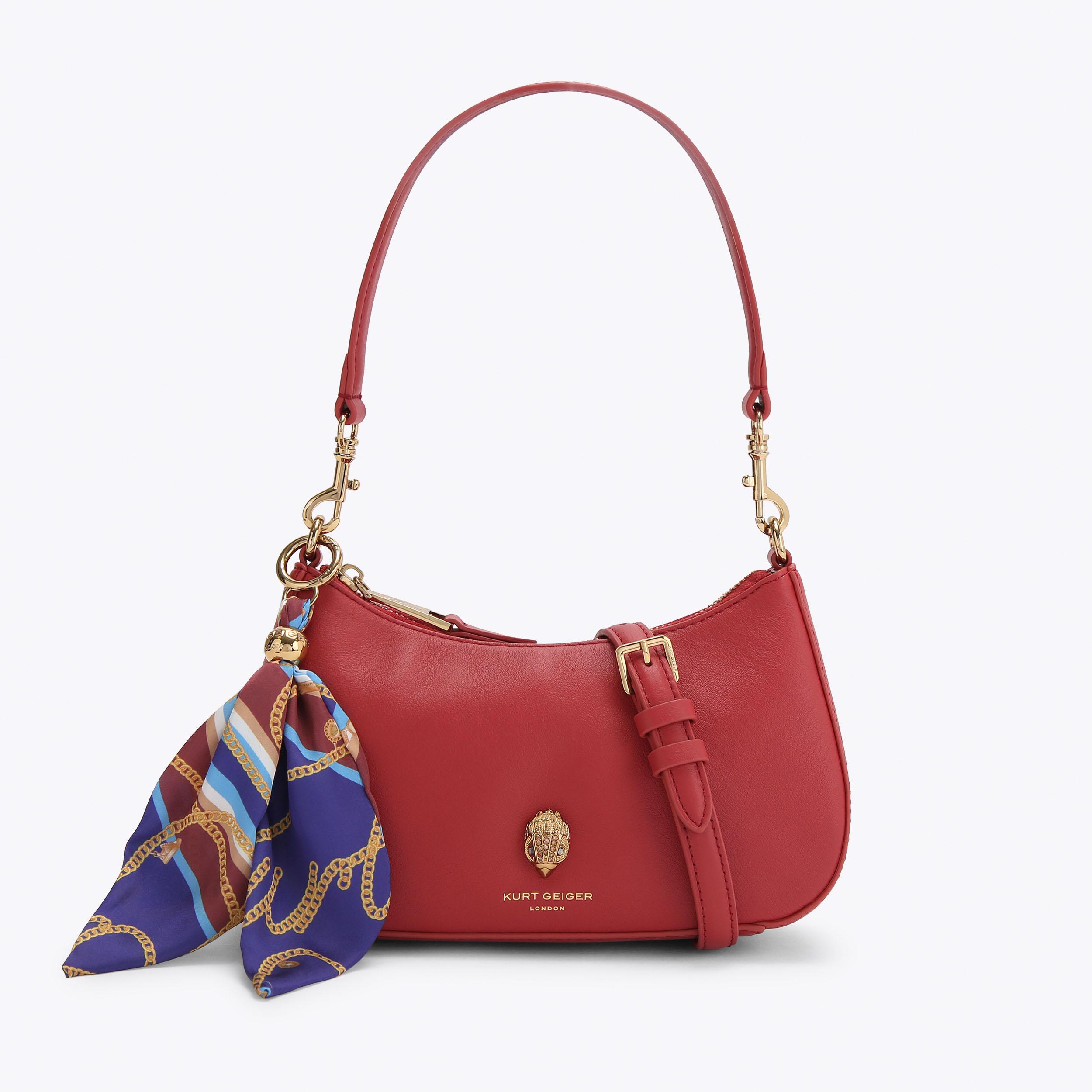 Kurt Geiger London Sloane Hobo Cross Body Bag - Red