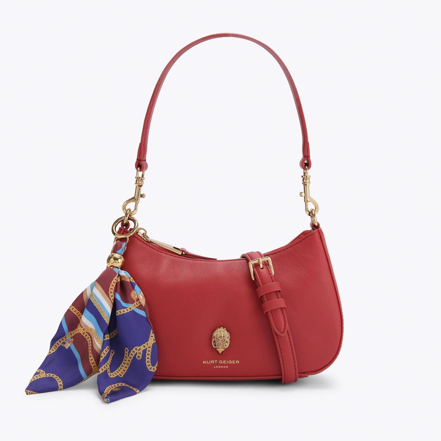 Kurt Geiger London Sloane Hobo Cross Body Bag - Red