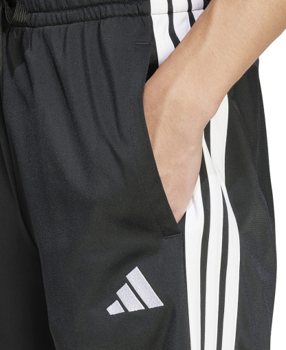 adidas Men's Three-Stripes 10" Tricot Shorts - Black/White