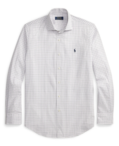 Polo Ralph Lauren Men's Slim-Fit Stretch Shirt - White Lavender Multi