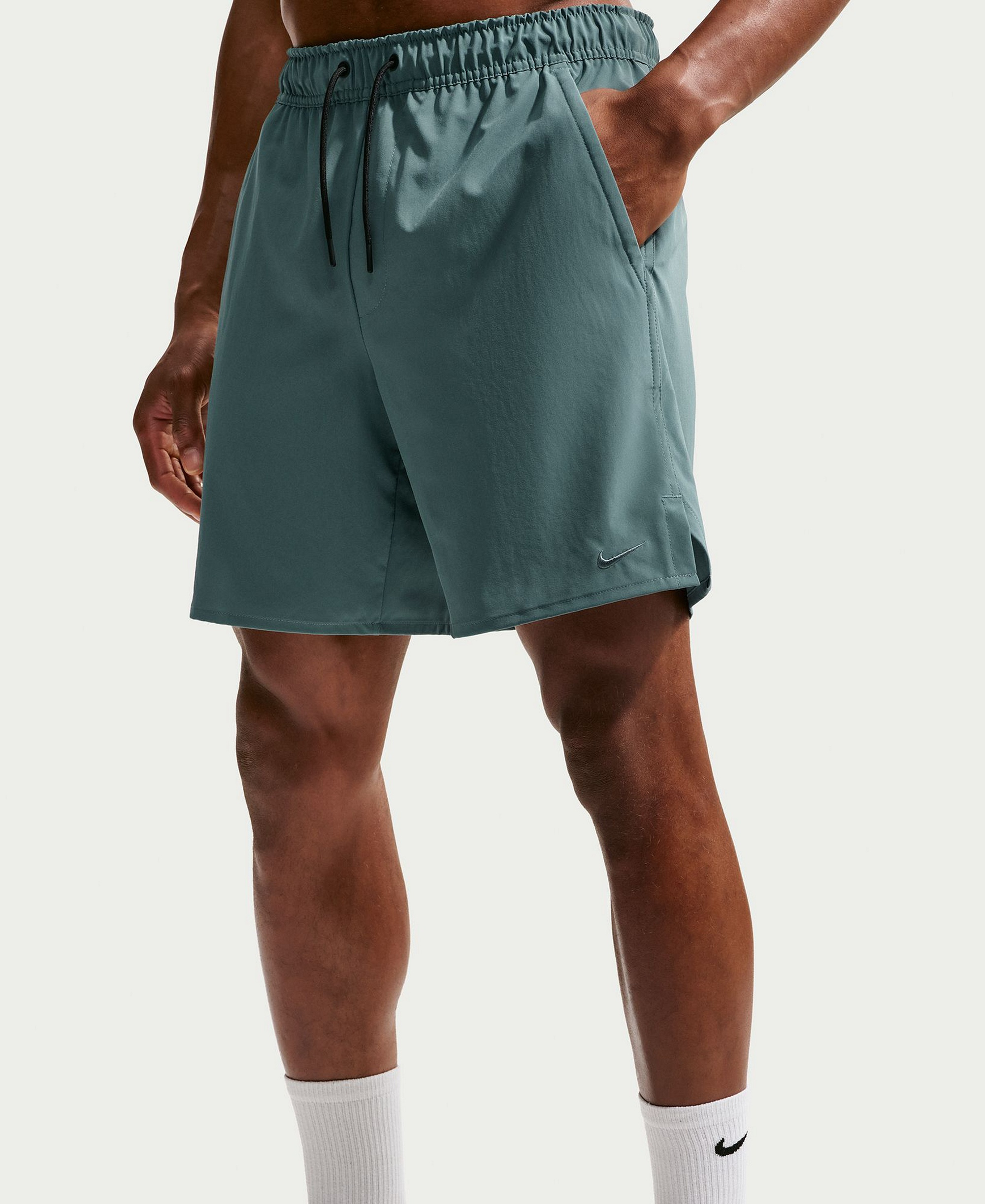 Nike Men's Unlimited Dri-FIT Unlined Versatile Shorts - Mineral Slate/Black