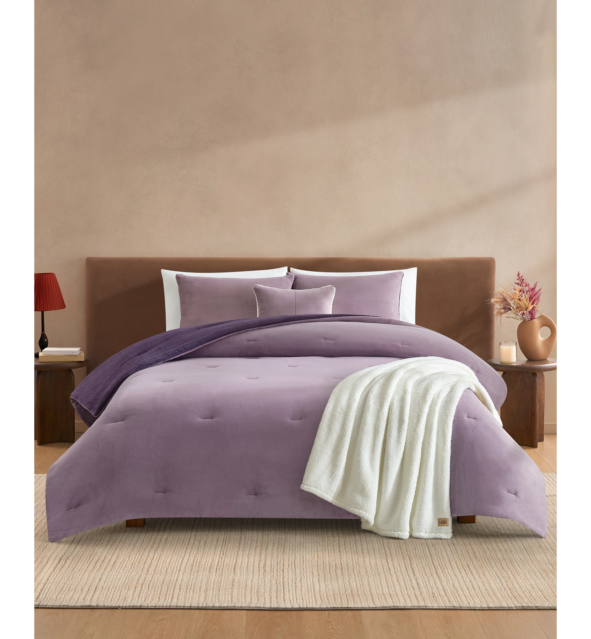 UGG® Brody Reversible Comforter Sets - Fiction