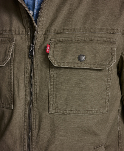 Levi's Men's Cotton Lightweight Jacket - Olive